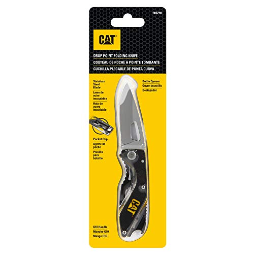 Caterpillar - 6-1/4" Folding Pocket Knife W/Bottle Open, Hand Tools, Knives/Blades - No Utility, Knives - Folding (980298)