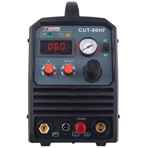 Amico CUT-60HF, 60 Amp Non-touch Pilot Arc Plasma Cutter, Pro. 95~260V Wide Voltage, 4/5 in. Clean Cut Cutting Machine