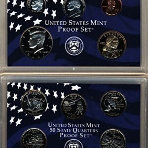 2002 S U.S. Mint 10 coin Clad Proof Set In OGP Proof