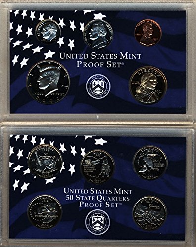 2002 S U.S. Mint 10 coin Clad Proof Set In OGP Proof