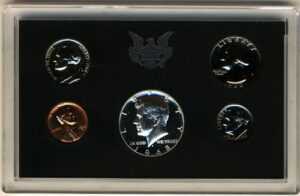 1968 s clad proof 5 coin set in original government packaging proof