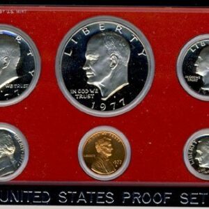 1977 S Clad Proof 5 Coin Set in Original Government Packaging Proof