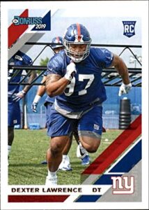 2019 donruss #257 dexter lawrence new york giants nfl football card (rc - rookie card) nm-mt