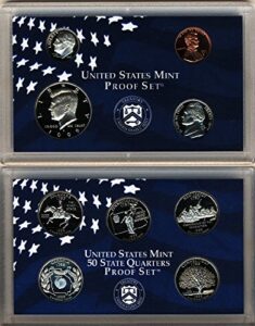 1999 s u.s. mint 9 coin clad proof set in ogp proof