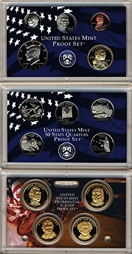 2008 S U.S. Mint 14 coin Clad Proof Set In OGP Proof