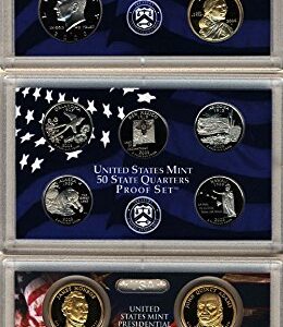 2008 S U.S. Mint 14 coin Clad Proof Set In OGP Proof