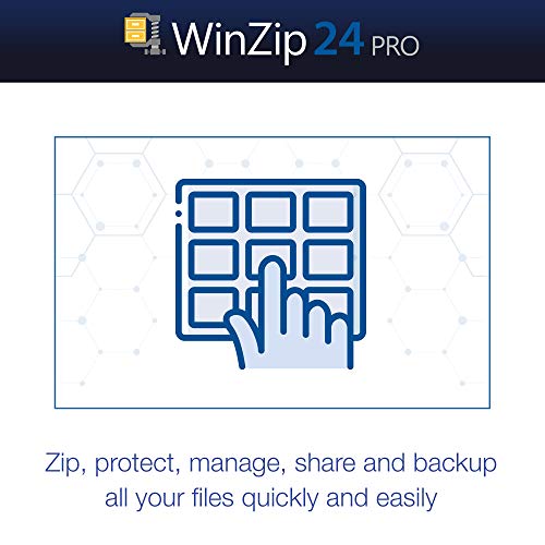 Corel WinZip 24 Pro | File Compression & Decompression Software with Essential Backup Tools | Subscription-Free [PC Download] [Old Version]