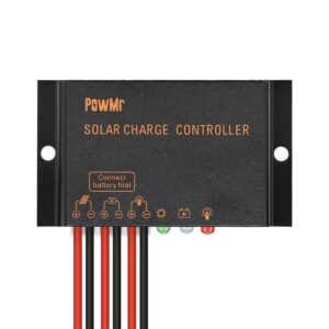 12v 24v auto 10a charger controller ip68 waterproof pwm solar charge controller solar panel battery intelligent regulator for solar system caravan boat solar controller for lead-acid battery