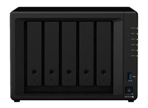 synology diskstation ds1019+ iscsi nas server with intel celeron up to 2.3ghz cpu, 8gb memory, 20tb hdd storage, dsm operating system