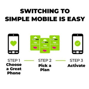 Motorola Simple Mobile Moto E6 4G LTE Prepaid Smartphone (Locked) - Black - 16GB - Sim Card Included - GSM