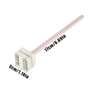 High Temperature S-Type Thermocouple Sensor Platinum Rhodium Thermocouple Temperature Sensor Probe 99 Corundum Porcelain Tube Measuring Range 0-1300 WRP-100 150mm