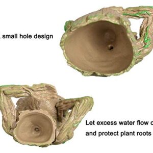 Baby Groot Flowerpot Tree Man Planter Flower Pot with Drainage Hole Pencil Pen Holder,Diligencer Office Party Ornament Christmas Birthday Gift Planter 6