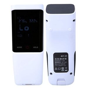 mt-c1 pinless moisture meter, non-invasive digital led moisture detector for softwood drywall