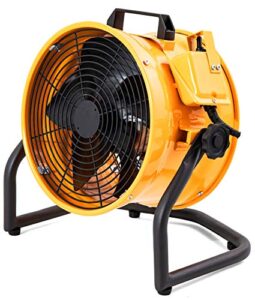 mounto 1/2hp 3000cfm 12" portable axial blower exhaust fan confined space blower