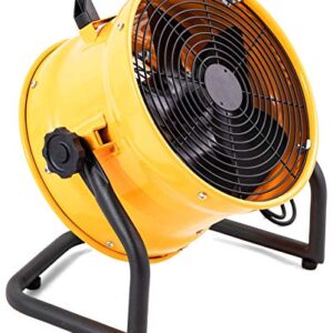 MOUNTO 1/2HP 3000CFM 12" Portable Axial Blower Exhaust Fan Confined Space Blower