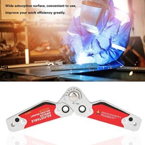 Welding Magnet Strong Magnetic Welding Holder 20°-200° Adjustable Angles Welder Tool Accessories with Hex Wrench