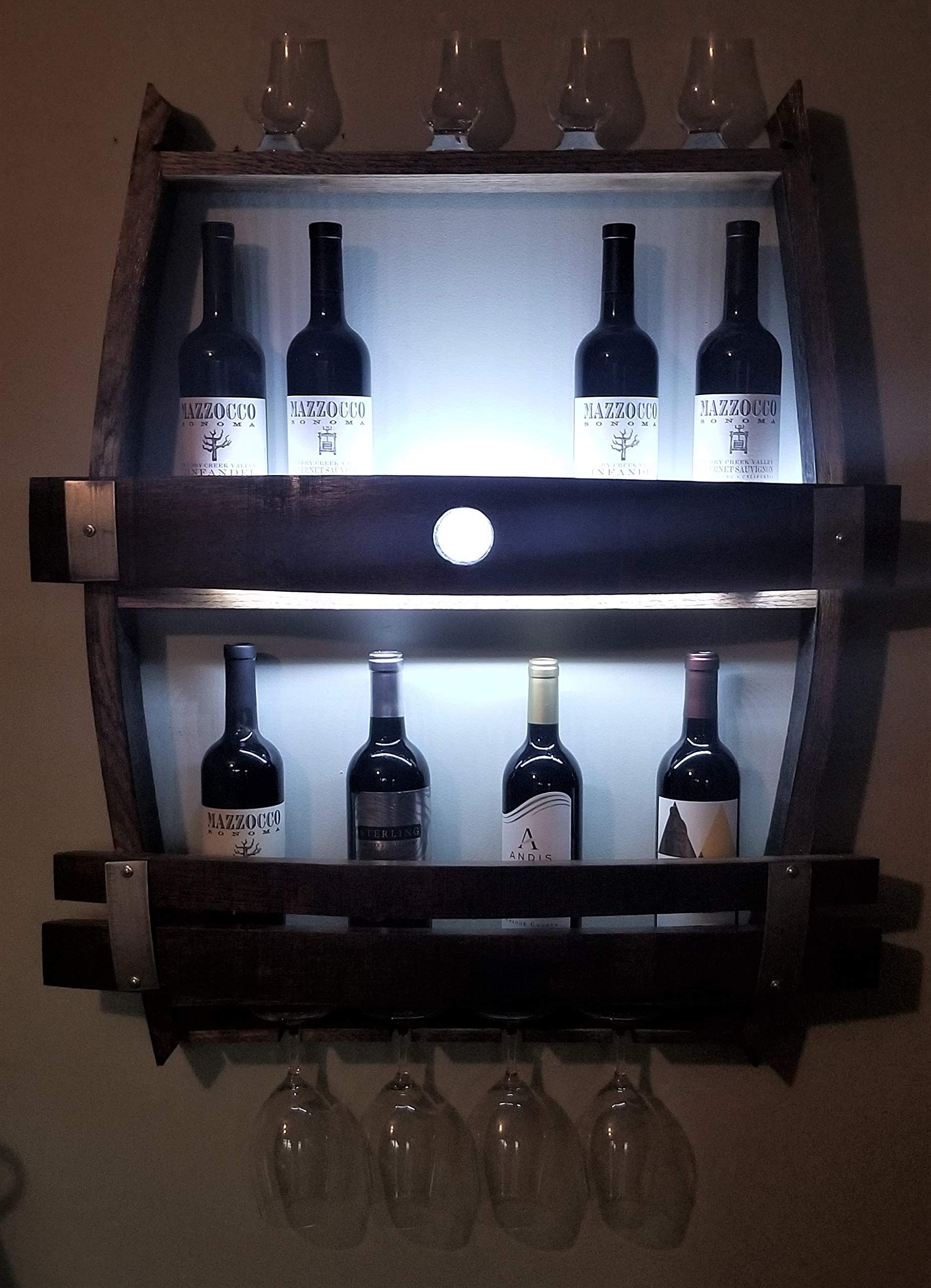 Lighted Wine/Whiskey Rack