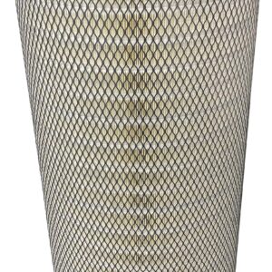 Braden Filtration Dust Collector Filter - Height: 26" OD: 13.84" ID: 9.479" / Cellulose Polyester Blend FR, Open-Open pans - MADE IN USA