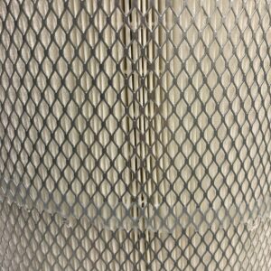 Braden Filtration Dust Collector Filter - Height: 26" OD: 13.84" ID: 9.479" / Cellulose Polyester Blend FR, Open-Open pans - MADE IN USA