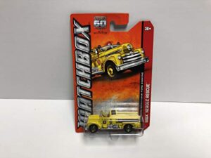 classic seagrave fire engine matchbox 2013 mbx heroic rescue diecast 1/64 scale #17