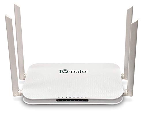 IQrouter – IQRV3 Self-Optimizing Router with Dual Band WiFi adapts to Your line for Improved Quality