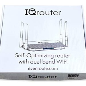 IQrouter – IQRV3 Self-Optimizing Router with Dual Band WiFi adapts to Your line for Improved Quality