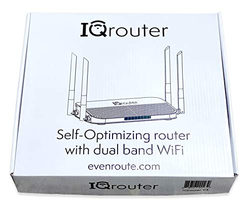 IQrouter – IQRV3 Self-Optimizing Router with Dual Band WiFi adapts to Your line for Improved Quality