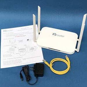 IQrouter – IQRV3 Self-Optimizing Router with Dual Band WiFi adapts to Your line for Improved Quality