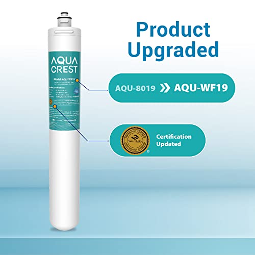 AQUA CREST I2000 2 Under Sink Water Filter, 26K Gallons, Replacement Cartridge for Everpure i2000, MC2, ESO7, MH2, EV9612-22, EV9612-56, EV9607-25, EV9613-21, NSF/ANSI 42 Certified, Pack of 2