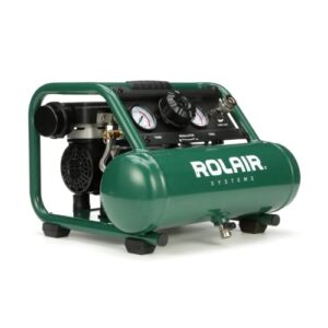 rolair ab5plus 1 gallon 0.5 hp 90 psi ultra quiet lightweight portable pump electric air compressor