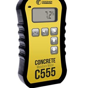 Wagner Meters C555 Concrete Pinless Moisture Meter with Backlight