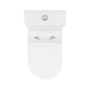 Swiss Madison SM-2T120 Calice Two Piece Elongated Rear Outlet Toilet, Dual Flush