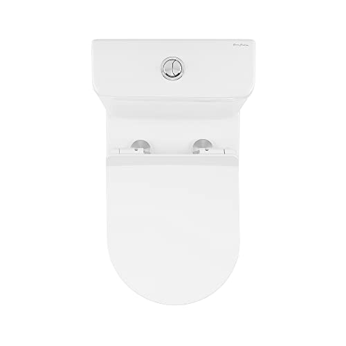 Swiss Madison SM-2T120 Calice Two Piece Elongated Rear Outlet Toilet, Dual Flush