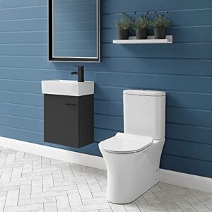 Swiss Madison SM-2T120 Calice Two Piece Elongated Rear Outlet Toilet, Dual Flush