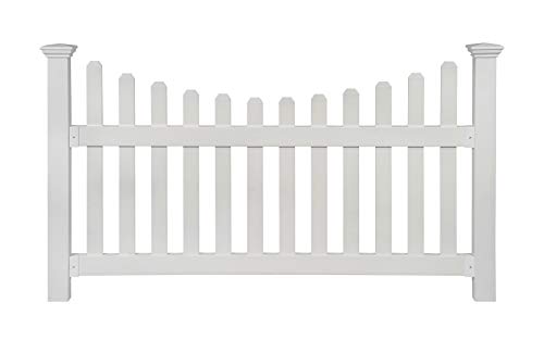 Zippity Outdoor Products ZP19041 No Dig All American Fence, White