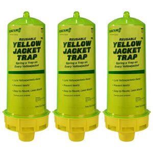 rescue! reusable yellowjacket trap – includes attractant - 3 pack