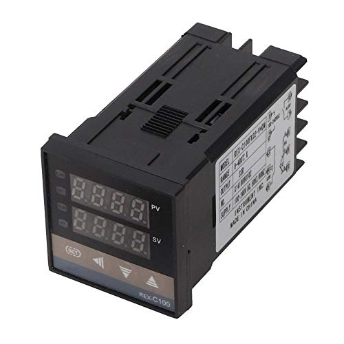 Thermostat, 0-400℃ LED PID AC110V-240V Temperature Controller Digital Thermostat Kit Used in Electric Power,Chemical Industry,Injection Molding,Food,Incubator