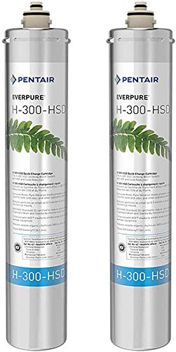 Everpure EV927075 H-300+HSD Water Filter Cartridge (Pack of 2)