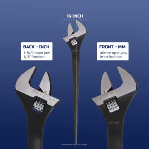 Lichamp 16-Inch Adjustable Construction Spud Wrench