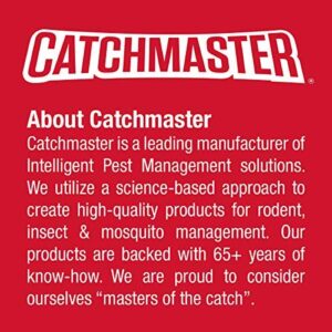 Catchmaster Cold Weather Glue Traps 6PK Mouse Traps Indoor for Home, Pest Control Adhesive Tray, Catch Bugs, Crickets, Spiders, Rats & Rodents, Pet Safe Pre-Baited Glue Boards for House, Shed & Garage