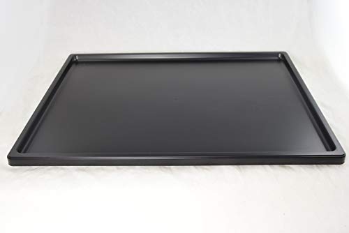 Japanese Black Plastic Humidity/Drip Tray for Bonsai Tree and Indoor Plant - 16"x 11.75"x 0.75"