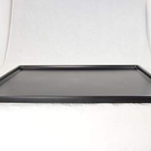 Japanese Black Plastic Humidity/Drip Tray for Bonsai Tree and Indoor Plant - 16"x 11.75"x 0.75"