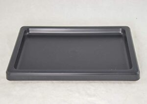 japanese black plastic humidity/drip tray for bonsai tree 8.5"x 6"x 0.75"