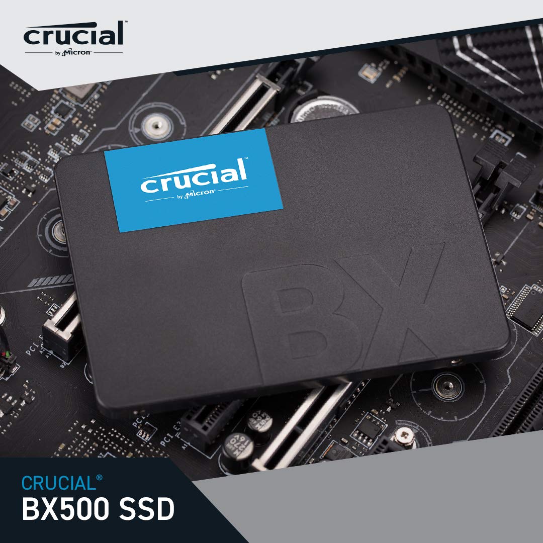 Crucial BX500 1TB 3D NAND SATA 2.5-Inch Internal SSD, up to 540MB/s - CT1000BX500SSD1, Solid State Drive