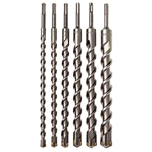 6 Piece Carbide Tipped BIT, Masonry Drill Bit Set, SDS Plus!!!