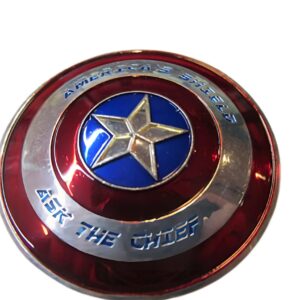 USN Navy Ask the Chief PRIDE Commemorative Coin - Red Blue Silver - Honoring Service and Heroes