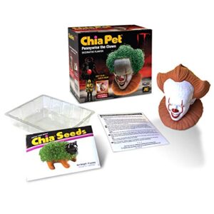Chia Pet IT Pennywise with Seed Pack, Decorative Pottery Planter, Easy to Do and Fun to Grow, Novelty Gift, Perfect for Any Occasion