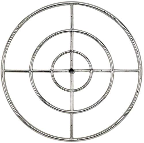 30" Round Fire Pit Burner Ring (304-Series SS)