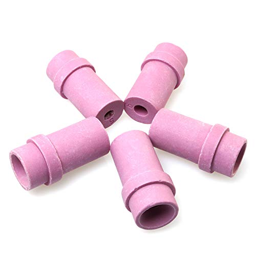 Magic&shell Ceramic Sandblast Nozzle 10PCS Air Sandblaster Tips For Pneumatic Blasting 5mm and 6mm Inner Diameter