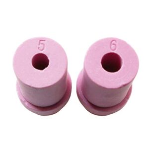 Magic&shell Ceramic Sandblast Nozzle 10PCS Air Sandblaster Tips For Pneumatic Blasting 5mm and 6mm Inner Diameter